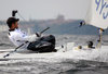 Pavlos Kontides sailed at five ISAF Youth Worlds, winning gold in 2007 and 2008...