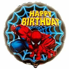 Spider-Man Happy Birthday 18" Foil Balloon by Spiderman. $1.99. Kids' Party Supplies. Balloons. Spider-Man Happy Birthday 18" Foil Balloon. Save 50%!