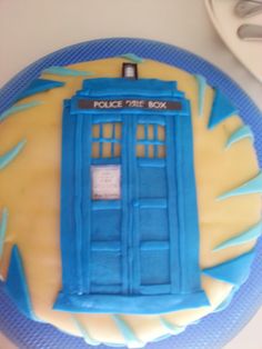 Doctor Who Birthday Cake