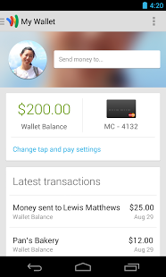 Google Wallet - screenshot thumbnail