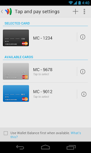 Google Wallet - screenshot thumbnail