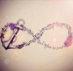 Love this anchor & infinity tattoo