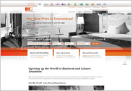 Screenshot of the IHG Hotel web site