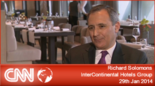 Screenshot from <em>CNN interview of Richard Solomons, 29 January 2014</em> video