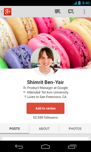 Google+ - screenshot thumbnail