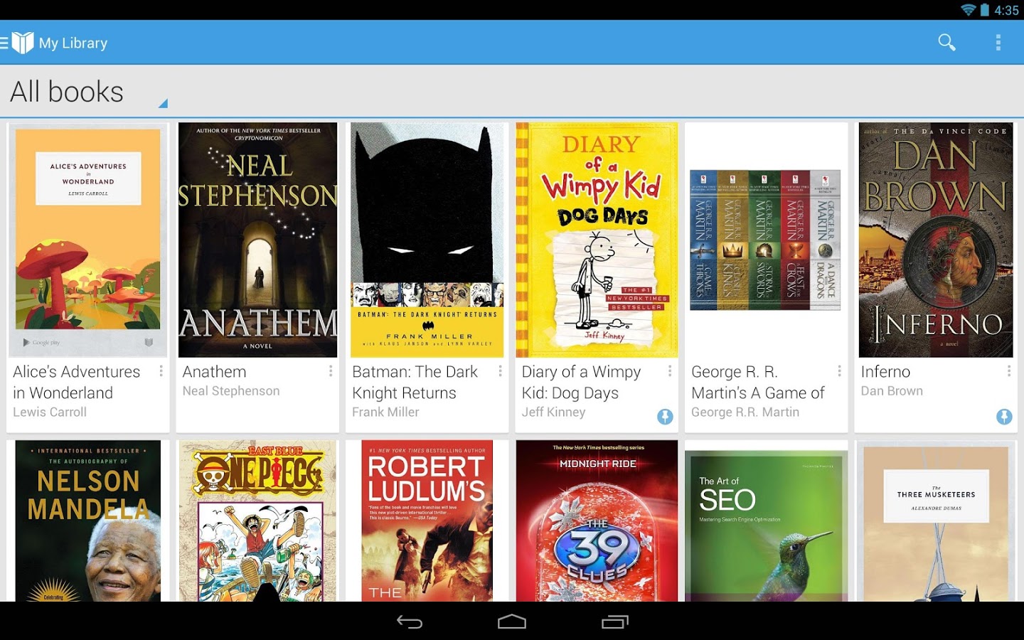 Google Play Books - screenshot