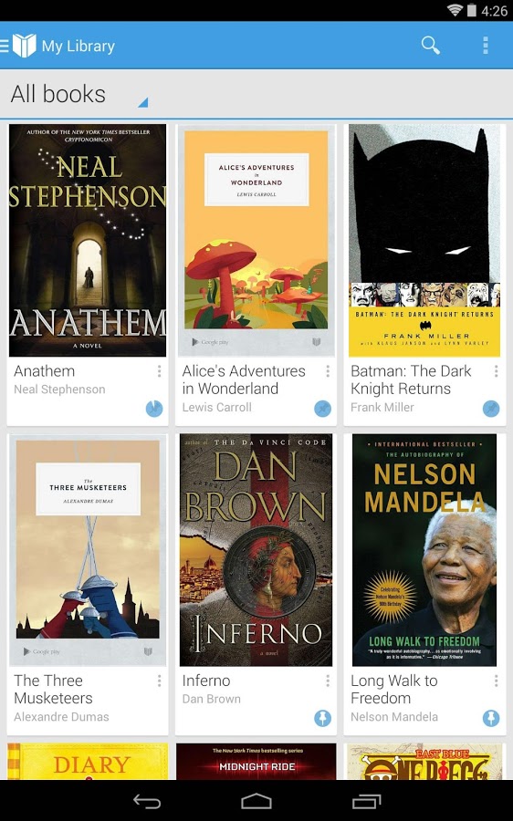 Google Play Books - screenshot