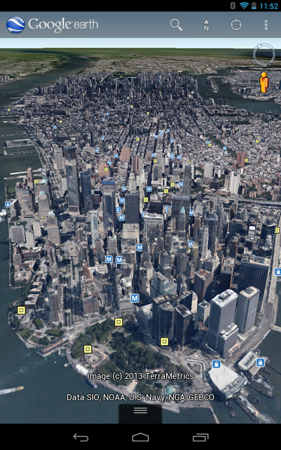 Google Earth - screenshot