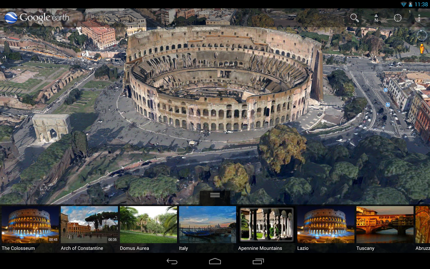 Google Earth - screenshot