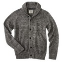 One Star Men's Shawl Collar Cardigan Sweater - Gray S