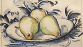 Paul Cézanne’s watercolour ‘Three Pears’ (1888-90)