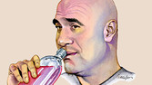 Illustration by James Ferguson of Dana White