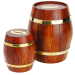 BARREL MONEY BOXES