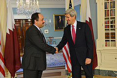 Secretary Kerry Meets With Qatari Foreign Minister Attiya