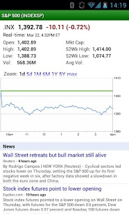 Google Finance - screenshot thumbnail