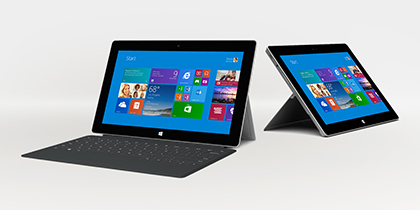 Meet Surface 2. Thinner, lighter, faster.