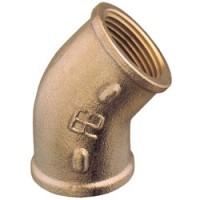 45 elbow FF brass