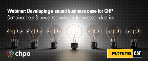 Webinar: Developing a sound business case for CHP Combined Heat & Power technologies for process industries