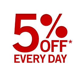 5% off every day