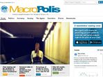 Screenshot of macropolis website