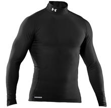 Under Armour Mens EVO ColdGear Compression Mock LS Baselayer Top