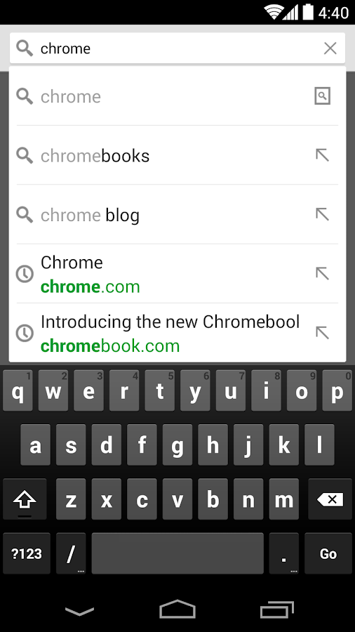 Chrome-browser – Google - screenshot