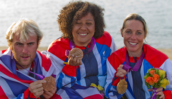Paralympics Sailing Medals for GB - Gold and Bronze - Lucas, Rickham Birrell