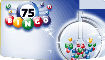 Play 75 Ball Bingo Blue