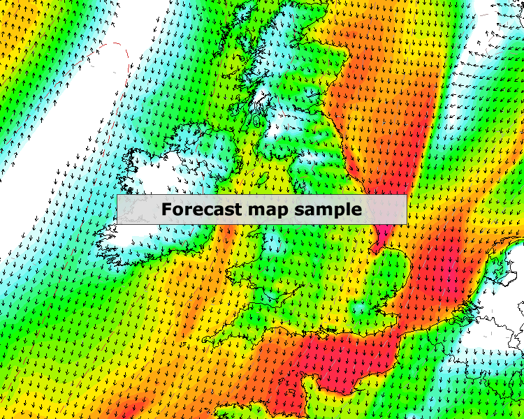 forecast map