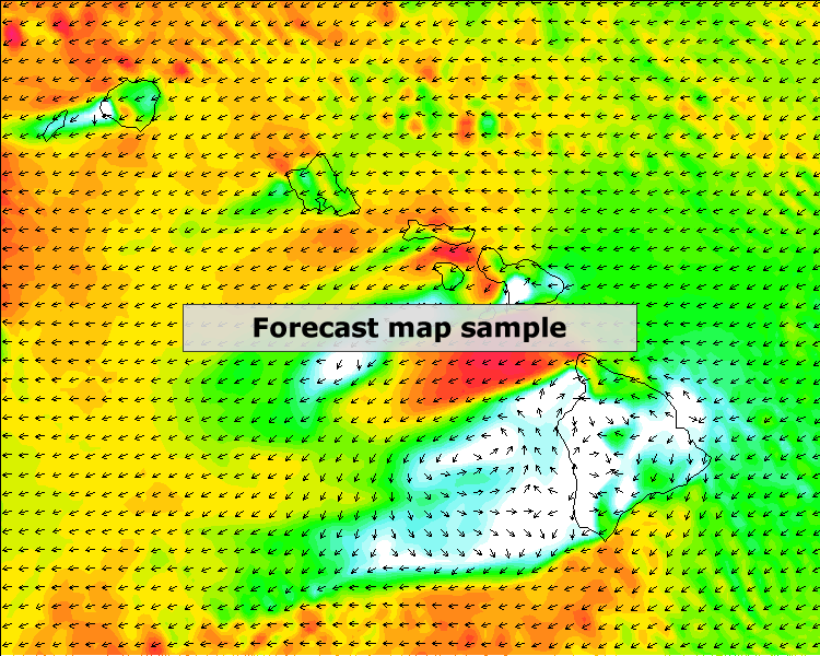 forecast map