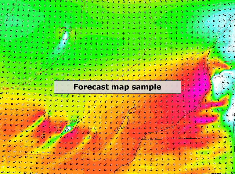 forecast map