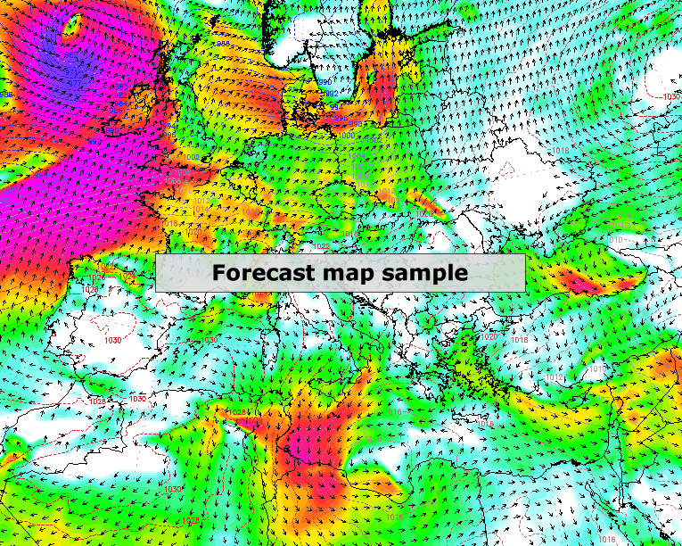 forecast map