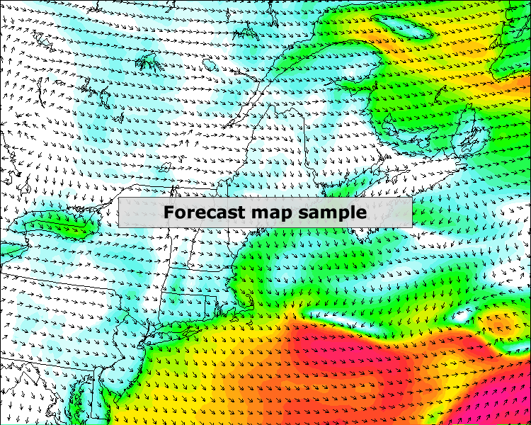 forecast map