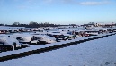 A snow covered Aston Marina courtesy of Tug Wilson