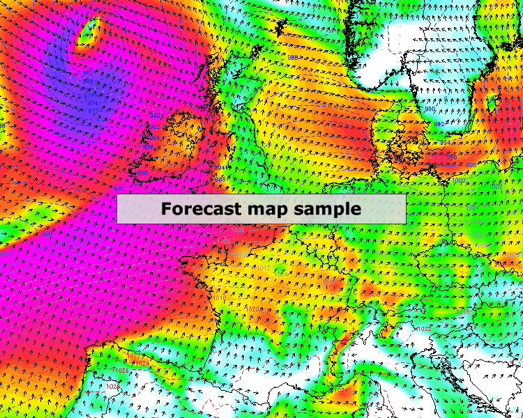 forecast map