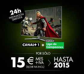 Canal plus liga promo