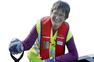 Gill Anlezark, volunteer lock keeper