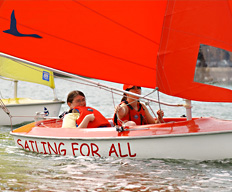 Sailability dinghy