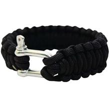 Bushcraft Paracord Bracelet with Metal Buckle