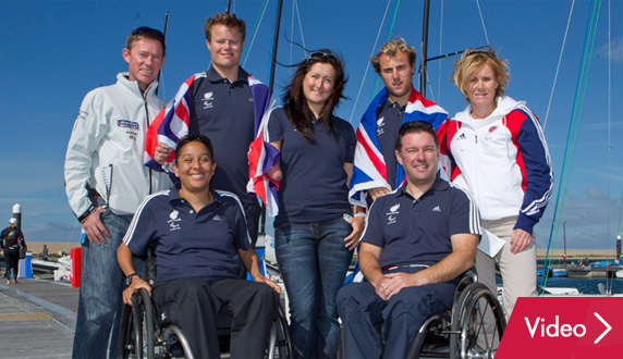 Stephen Park, RYA Olympic Team Manager and Britain’s Paralympic sailors