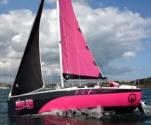 Champagne sailing for Tash as Sea and Summit arrives in Falmouth
