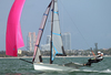  Giulia Conti & Francesca Clapcich (ITA) in good form in the 49erFX