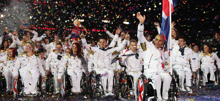 Great Britain enter the Paralympic Games