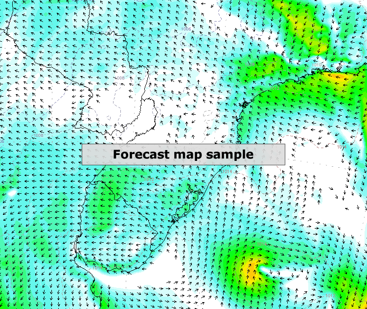 forecast map