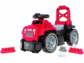 Mega Bloks Red Jeep 3-in-1 Ride-On