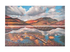 Safavieh Painted Dessert Diptych Art