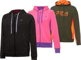 Fila Men's and Women's Plaited Hoodies