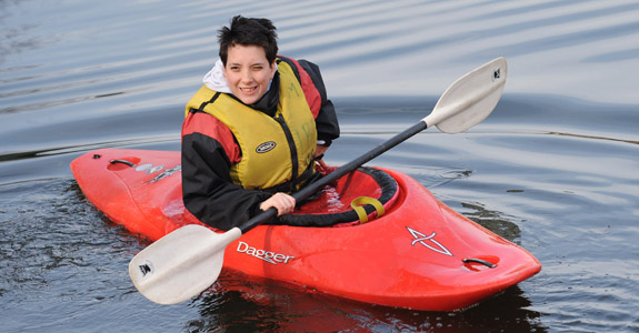 Inclusive Sport Canoeist