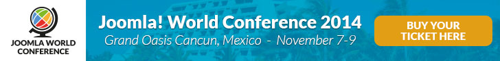 Joomla! World Conference 2014, November 7-9, 2014