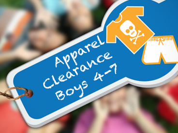 Apparel Clearance: Boys (4-7)